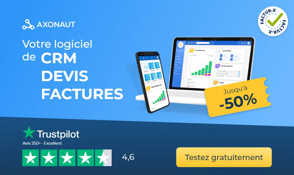 logiciel devis facture - Axonaut