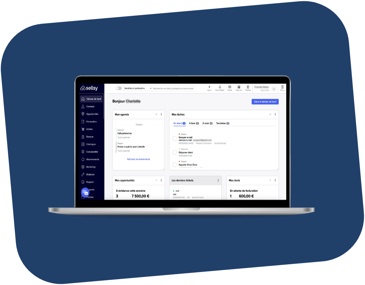 Image logiciel Sellsy