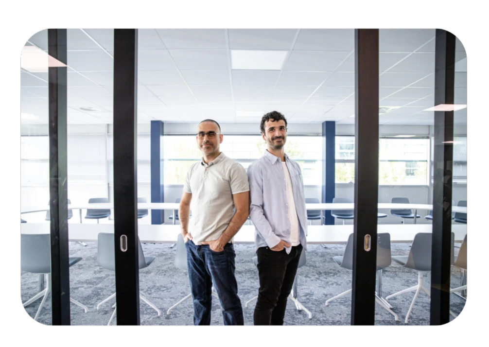 Nicolas Michel et Nicolas Ricard, fondateurs d'Axonaut